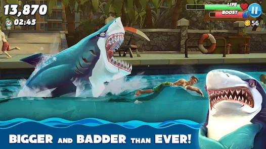 Hungry Shark World(Мод меню) screenshot image 1