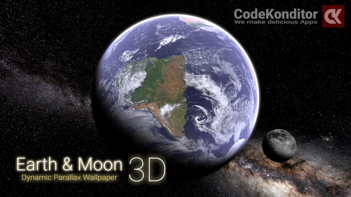 Tải xuống Earth & Moon 3D Live Wallpaper APK v  cho Android