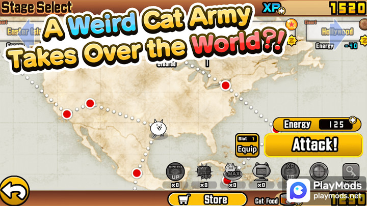 Battle Cats(Unlimited Currency) screenshot image 1_playmod.games