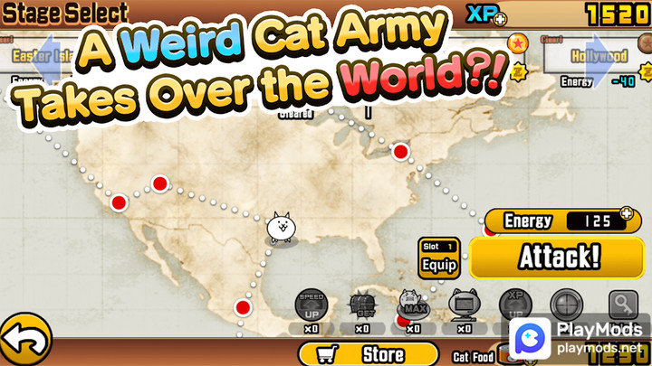 Battle Cats(Unlimited Currency) screenshot image 1_playmods.games