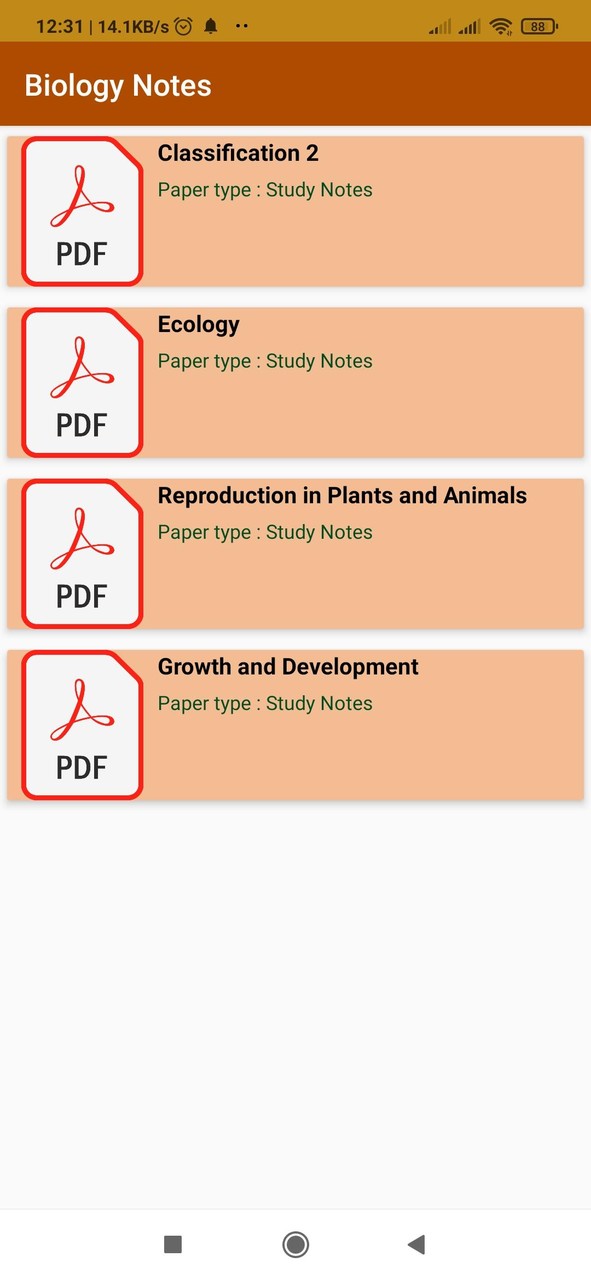 Biology Notes Form 1-4 Offline