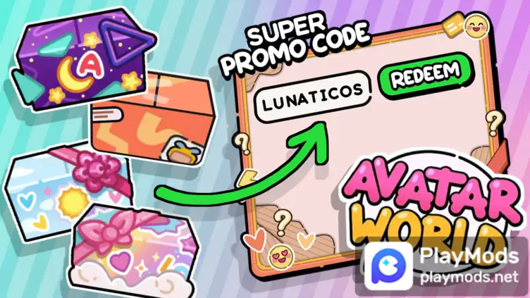 Promo code no avatar world! #promocodeavatar #avatarworld #atualização