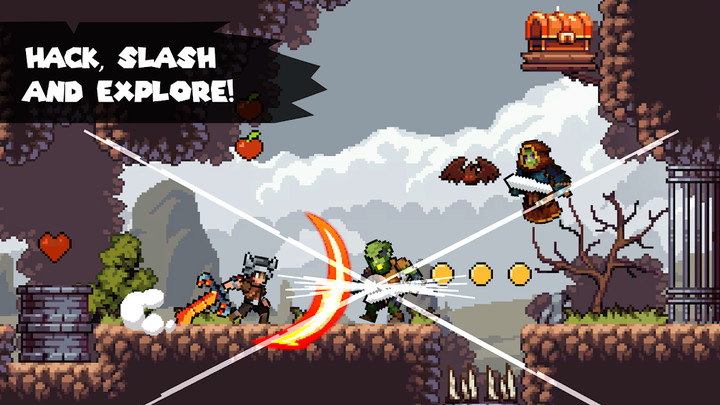 Apple Knight: Dungeons(tiền không giới hạn) screenshot image 2 Ảnh chụp màn hình trò chơi
