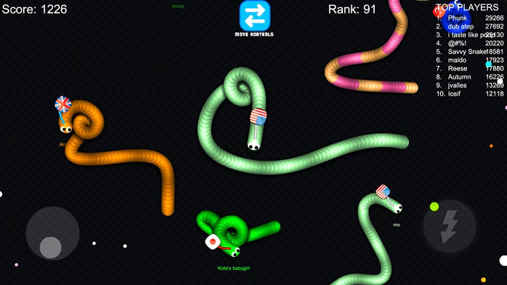 Snake.io v1.17.10 MOD APK (Drone View, Skin Unlocked)