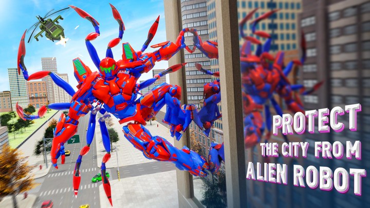 Spider Robot Car Transform War_playmod.games