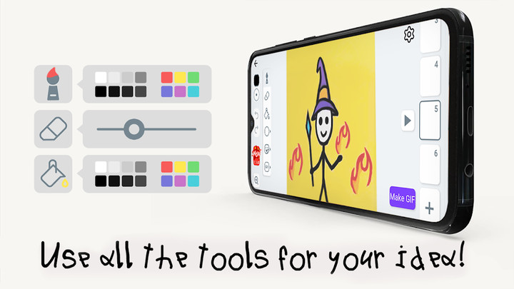 Stickman: draw animation, creator & maker, drawing (Premium Unlocked)_playmods.games