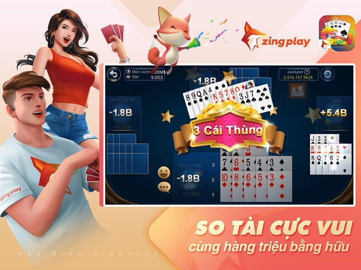 Poker VN ZingPlay ( Mậu Binh)_playmod.games