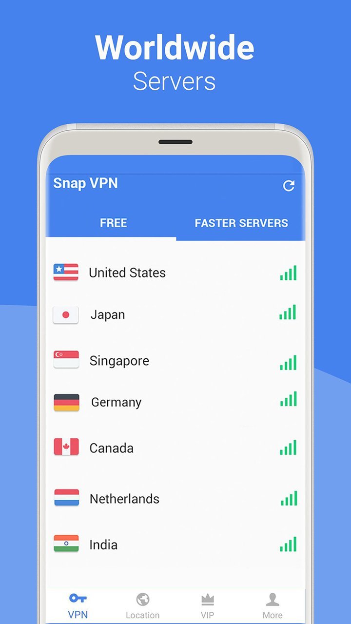 Snap VPN - Secure Fast VPN(Без рекламы) screenshot image 2