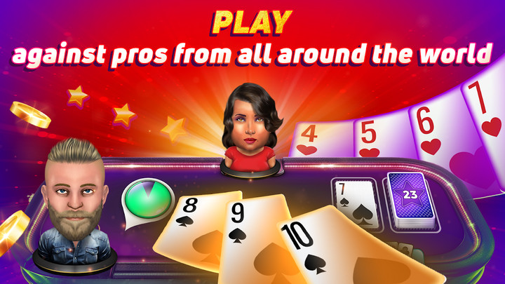 Gin Rummy Stars_playmods.games