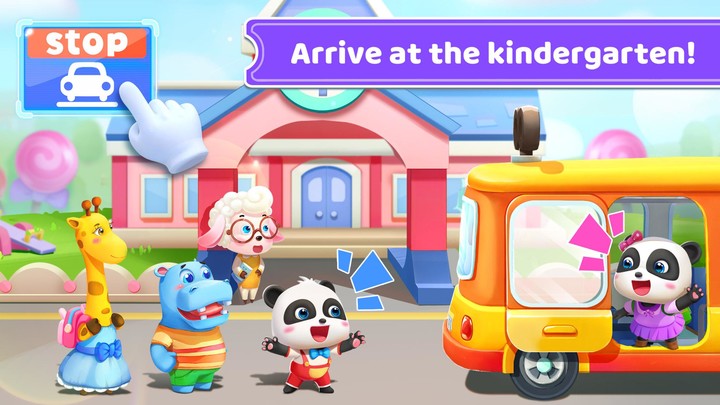 Baby Pandas School Bus - Lets Drive_modkill.com
