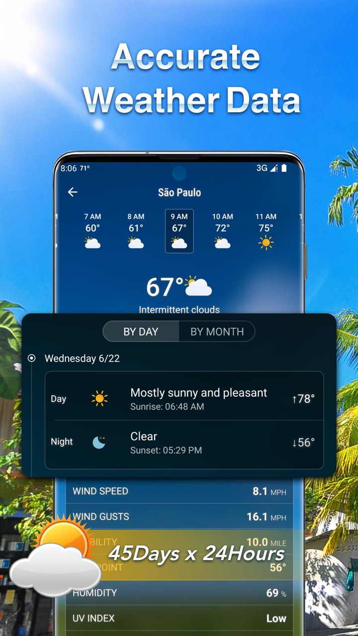 Weather - Live & Forecast Ảnh chụp màn hình trò chơi