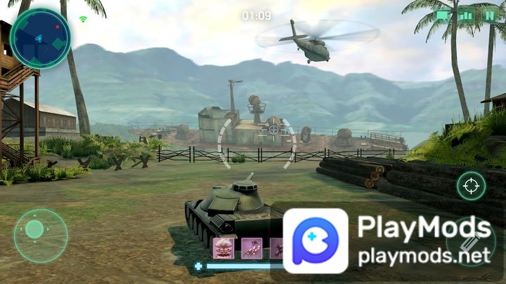 War Machines: لعبة جيش دبابات(عرض العدو) screenshot image 1