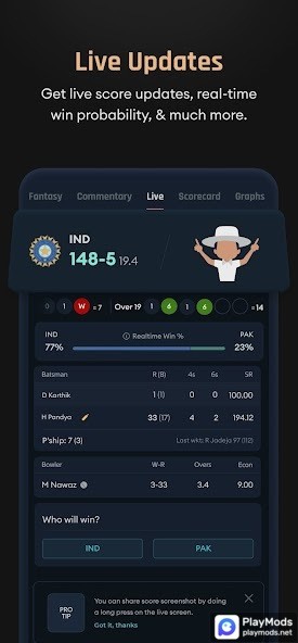 Cricket Exchange(Premium Features Unlocked) screenshot image 2_playmod.games
