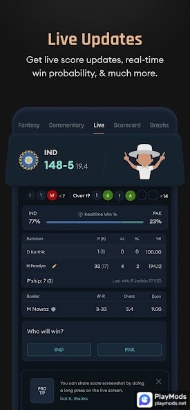 Cricket Exchange(Premium Features Unlocked) screenshot image 2_playmods.games