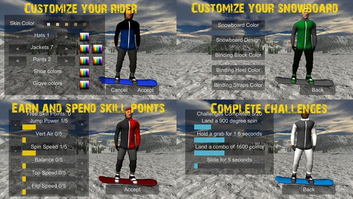 Snowboard Freestyle Mountain‏