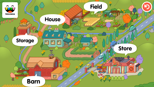 Toca Life: Farm(Free download) screenshot image 1_playmod.games
