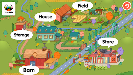 Toca Life: Farm(Free download) screenshot image 1_playmods.games