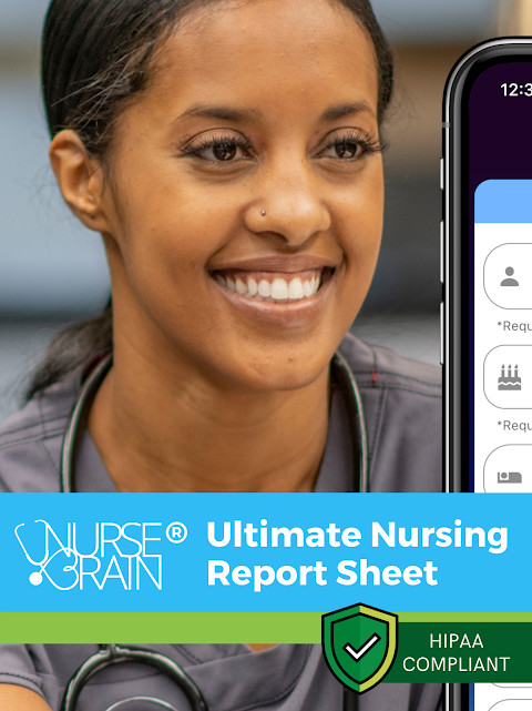 NurseBrain: Nurse Report Sheet‏