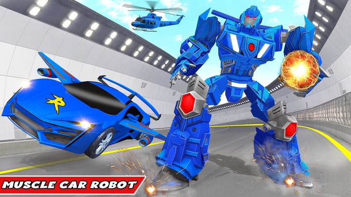 Muscle Car Robot Car Game Ảnh chụp màn hình trò chơi