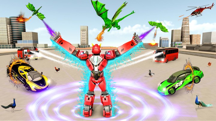Fire Fighter Hero Robot Game Ảnh chụp màn hình trò chơi