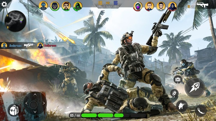 Fps Commando Súng Trò chơi 3D Ảnh chụp màn hình trò chơi
