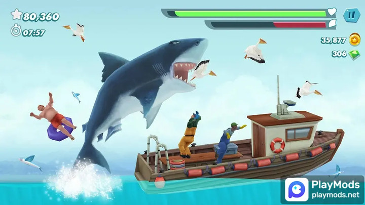 Hungry Shark Evolution(Unlimited coins/Gems) screenshot image 5_playmods.games