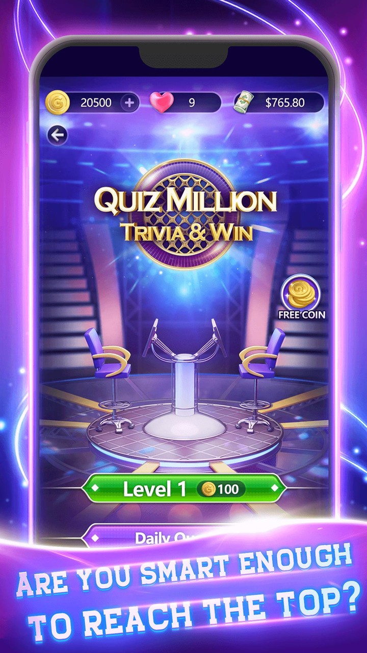 Quiz Million: Trivia & Win‏