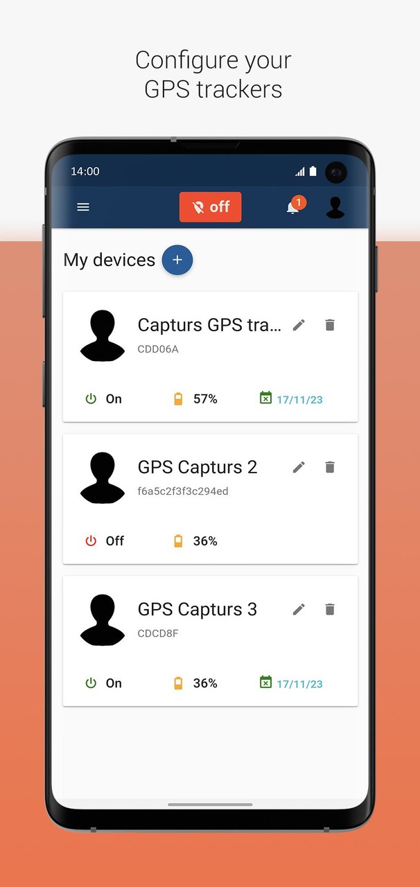 Capturs : live GPS tracker Ảnh chụp màn hình trò chơi