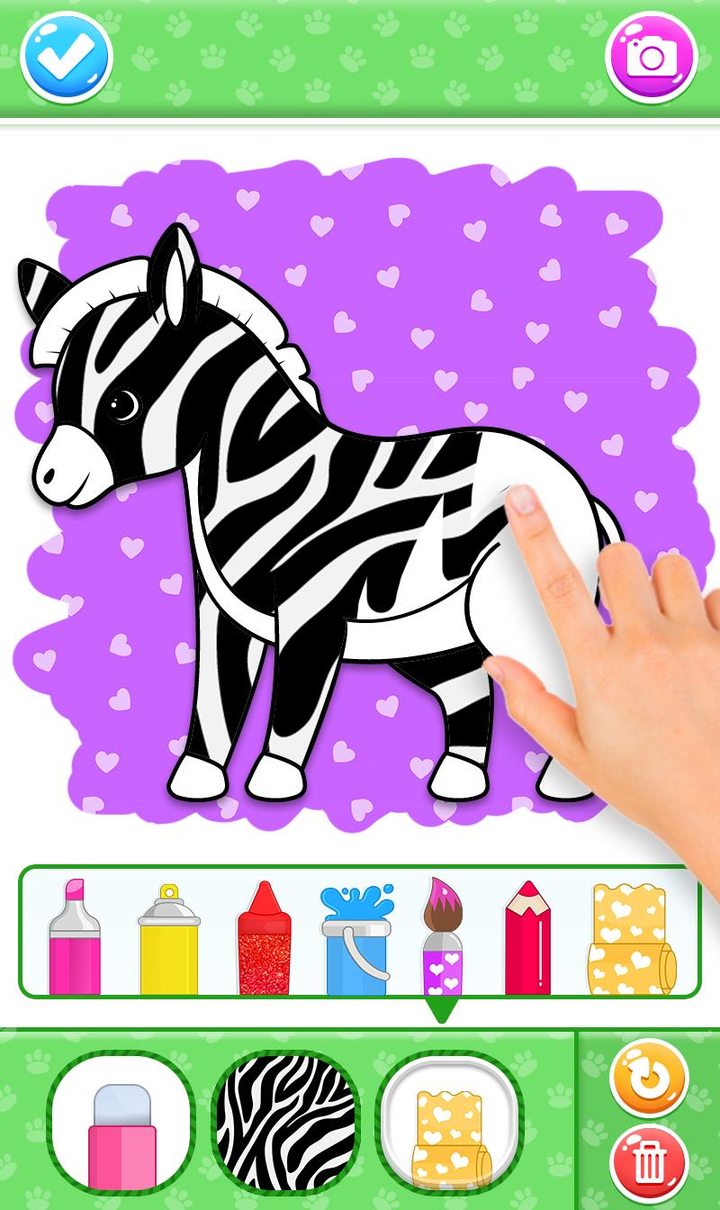Cute animal coloring pages‏