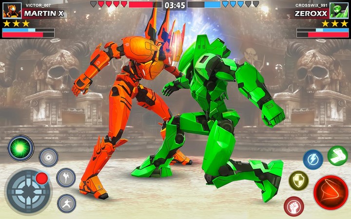 Robot Kung Fu Fighting Games Ảnh chụp màn hình trò chơi