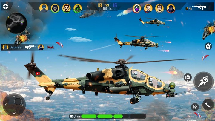 Gunship Air Combat Skyfighter_playmod.games