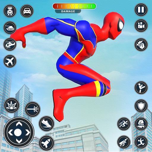 Superhero Bike Mega Ramp Games_playmod.games