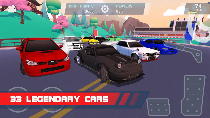 Drift Clash Online Racing(Unlimited money) screenshot image 4_playmods.games