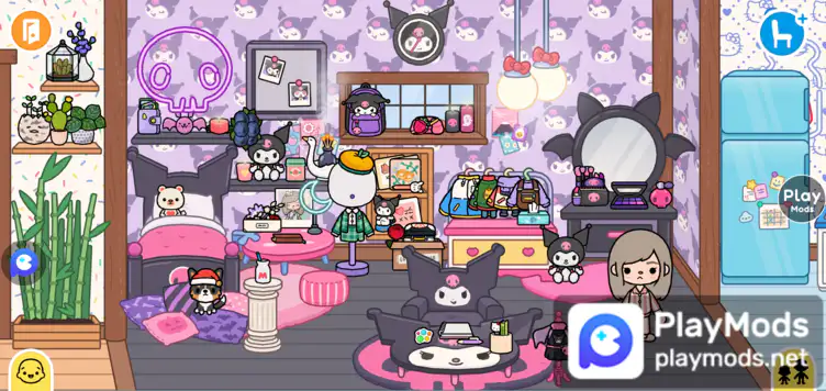 COMO TER O NOVO PACOTE DA HELLO KITTY & AMIGOS E O NOVO LOCAL GRÁTIS PELO  HAPPYMOD 🎀 TOCA LIFE WORLD 