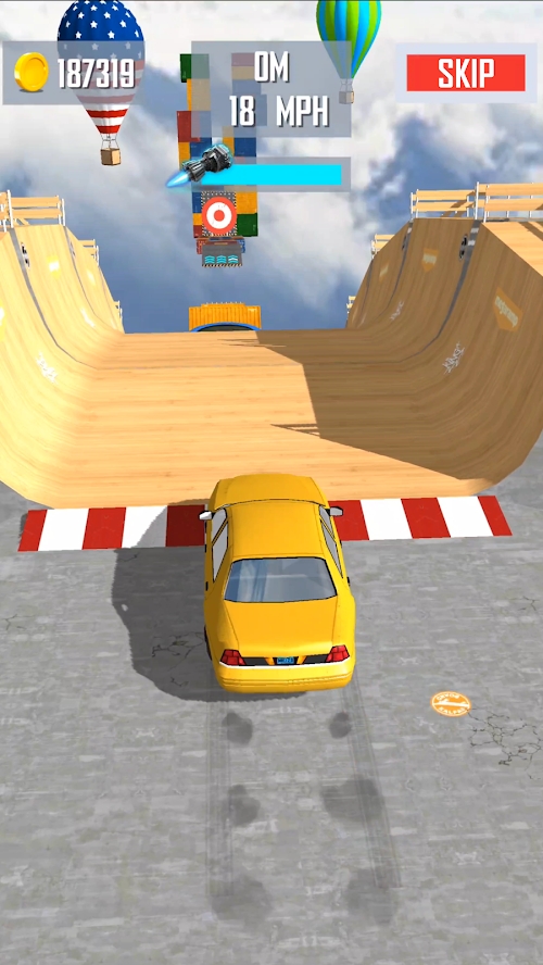 Mega Ramp Car Jumping(Free Shopping，no ads)