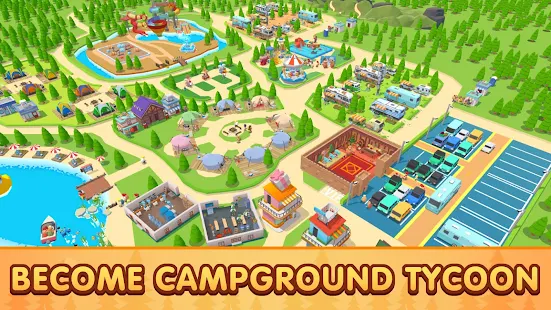 Camping Tycoon(Get rewarded for not watching ads) Game screenshot  3