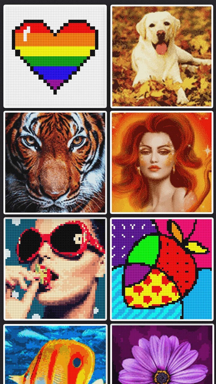 Cross Stitch: Color by Number_playmods.games