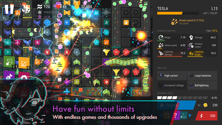 Infinitode 2 - Infinite Tower Defense(Unlimited Coins)_playmods.games