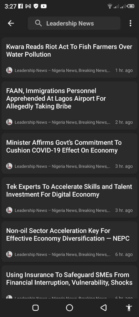 All Nigeria Newspapers