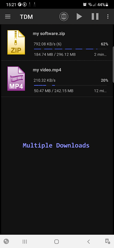 Turbo Download Manager Browser_playmods.net