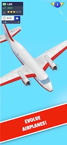 Idle Airplane - Tycoon(Бесконечные деньги) screenshot image 2