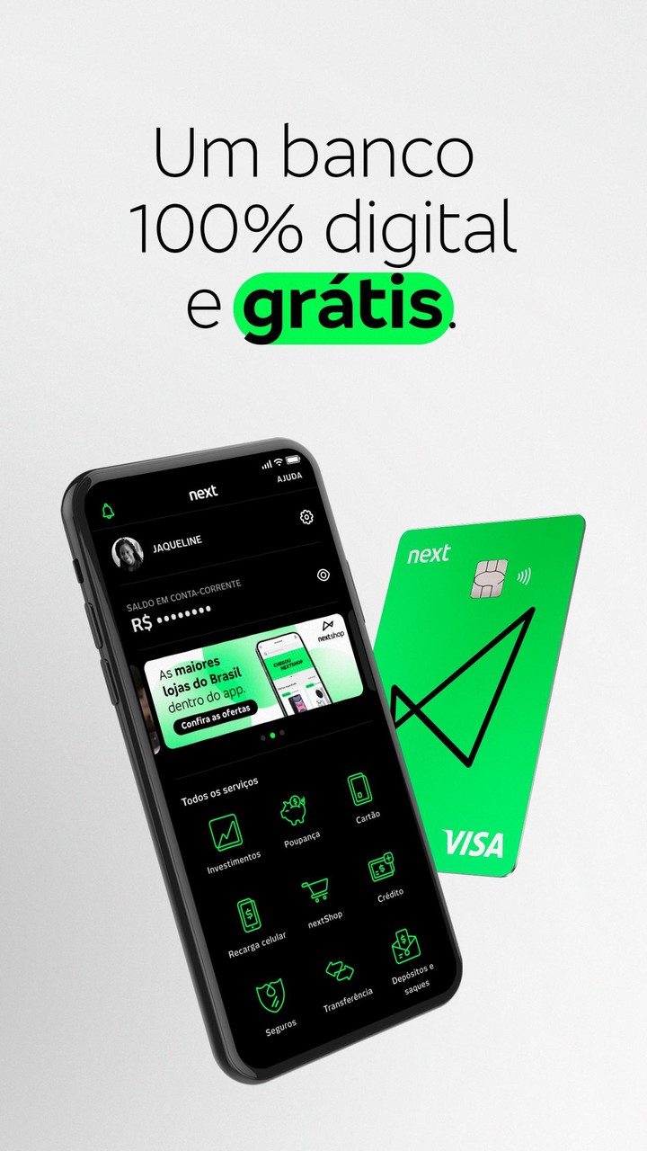 Banco next: Conta e Cartão_modkill.com