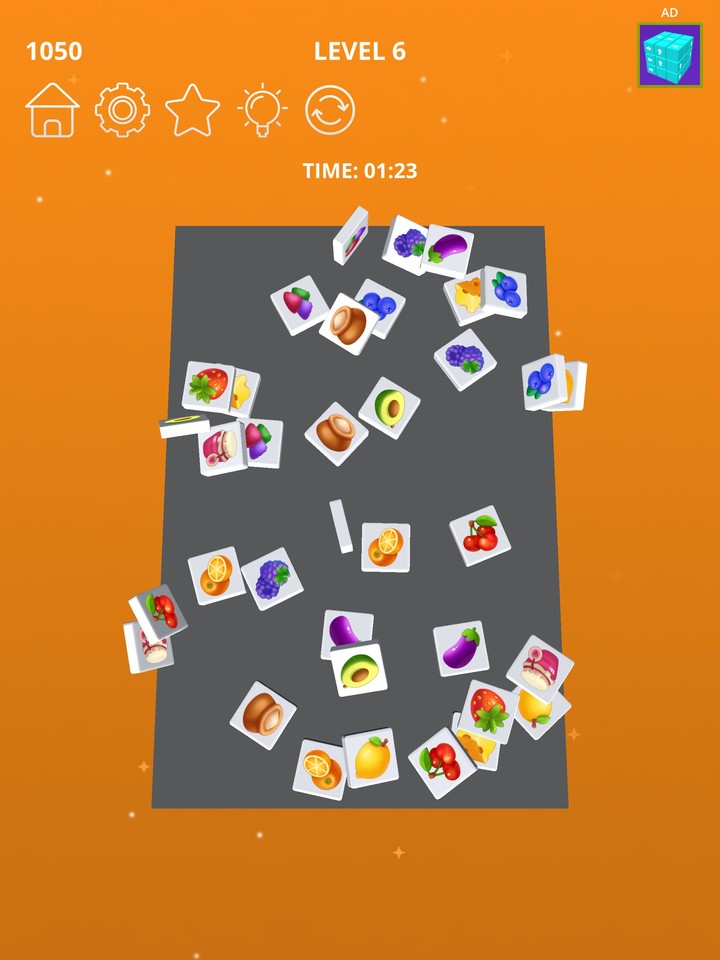 Tile triple 3d. Triple tile.