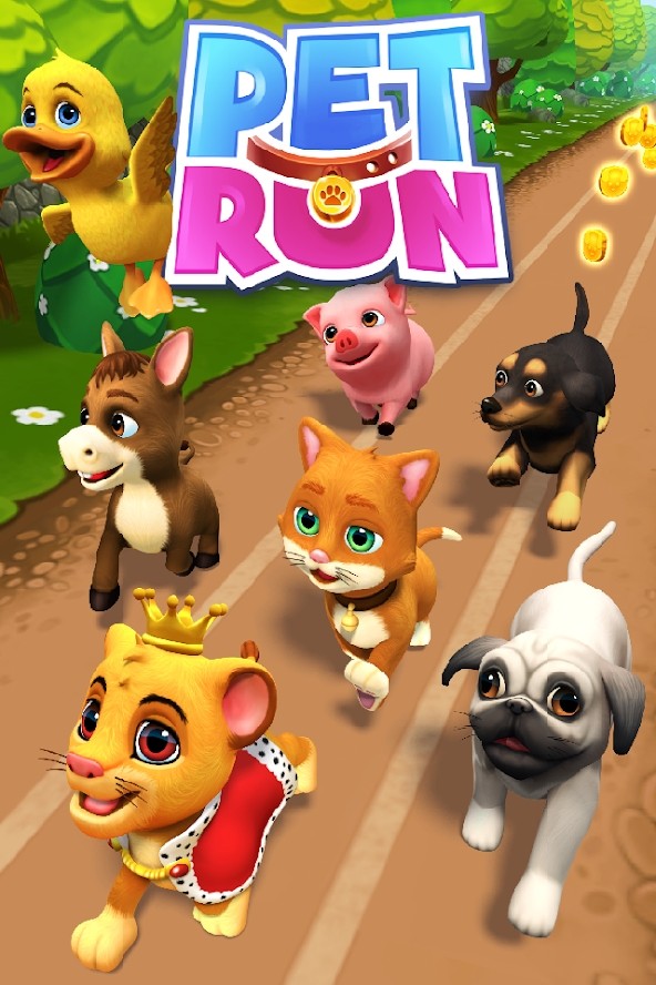 Pet Run - Puppy Dog Game Captura de pantalla