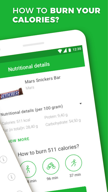 Calorie, Carb & Fat Counter(Unlocked) screenshot image 1