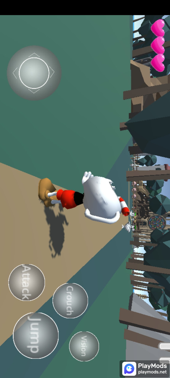 Cuphead vs the devil 3D(chống lại) screenshot image 1 Ảnh chụp màn hình trò chơi