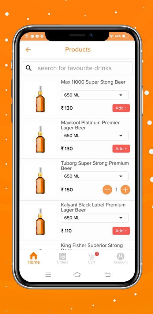 Liqon - Online Beverage Delivery App
