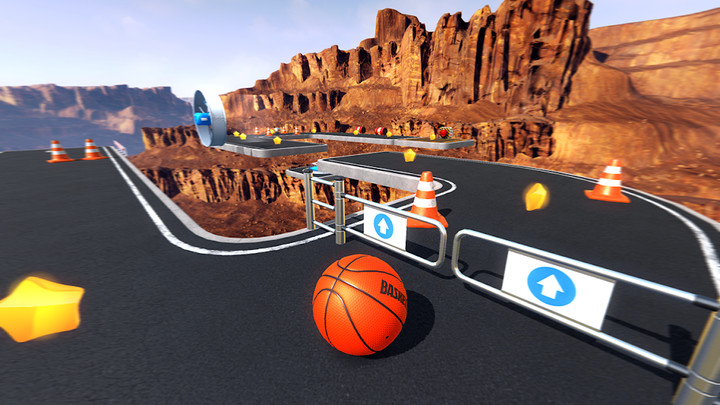BasketRoll: Rolling Ball Game(chống lại) screenshot image 5 Ảnh chụp màn hình trò chơi