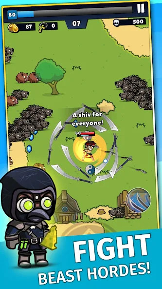 Beast Survivors: Rogue(tiền không giới hạn) screenshot image 1 Ảnh chụp màn hình trò chơi