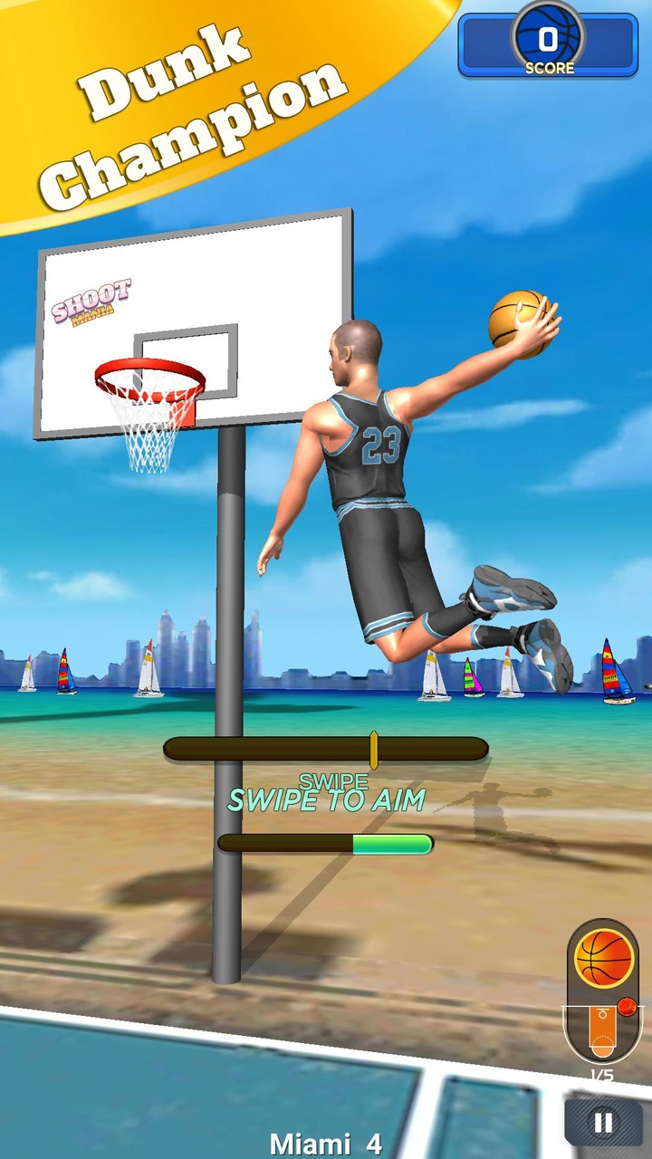 Basketball Player Shoot